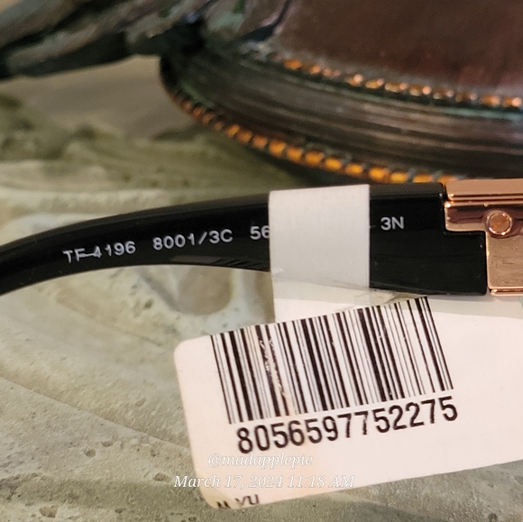 Tiffany & Company TF4196 Sunglasses Logo Cateye Metal Luxury Designer #57 - Picture 16 of 16